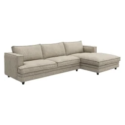 Agir højrevendt sofa med chaiselong