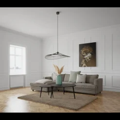 Agir venstrevendt sofa med chaiselong