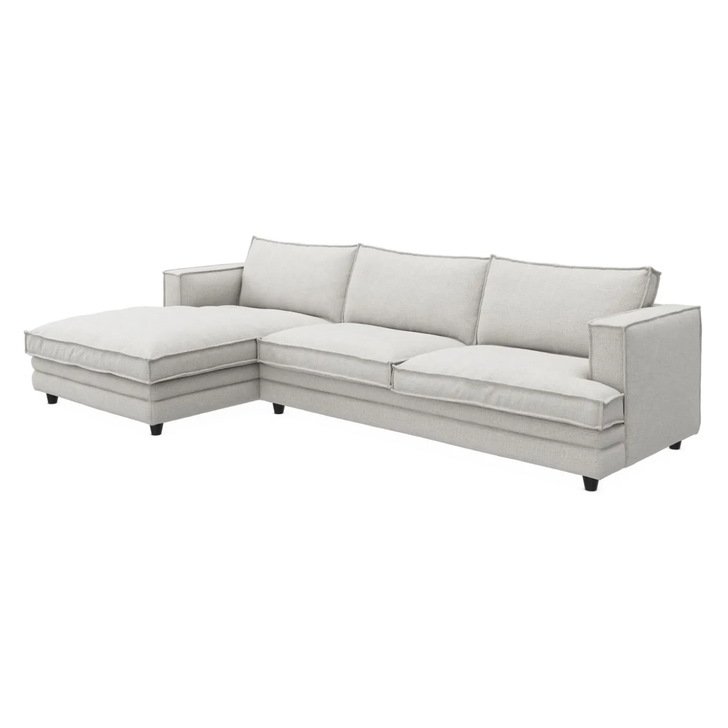 Agir venstrevendt sofa med chaiselong