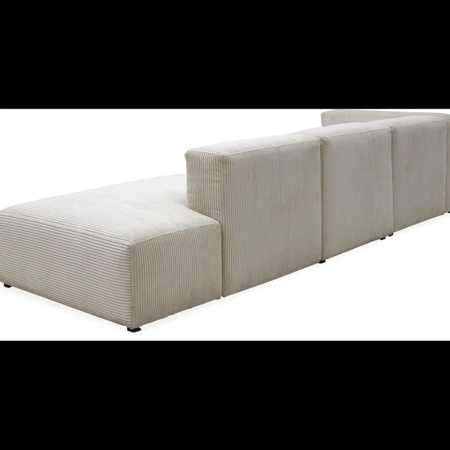 Aimee Sofa med chaiselong og pufafslutning