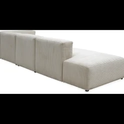 Aimee Sofa med chaiselong og pufafslutning
