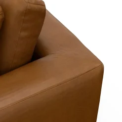 Angolo højrevendt sofa med pufafslutning