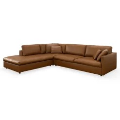 Angolo venstrevendt sofa med pufafslutning