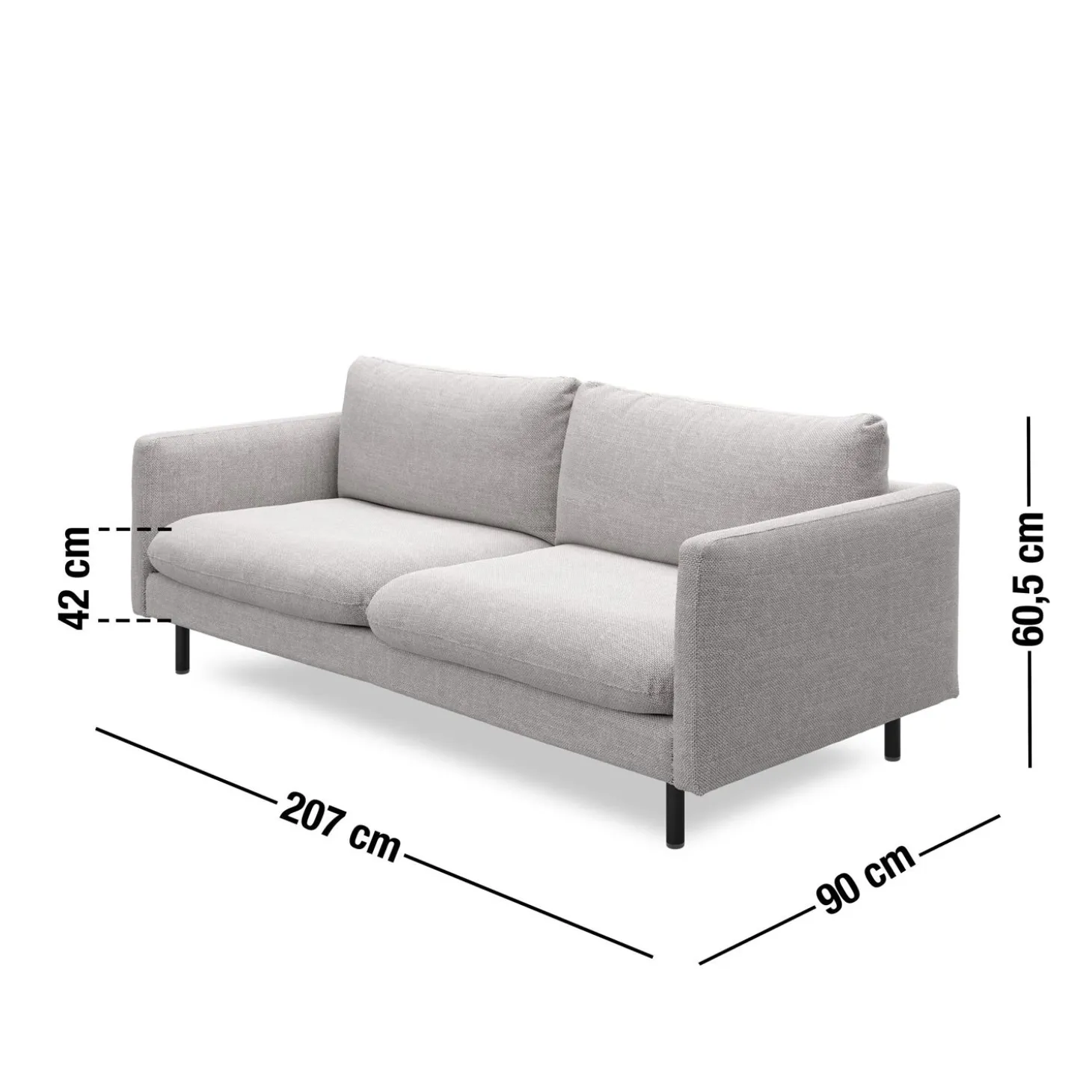 Bjorn 3 pers Sofa
