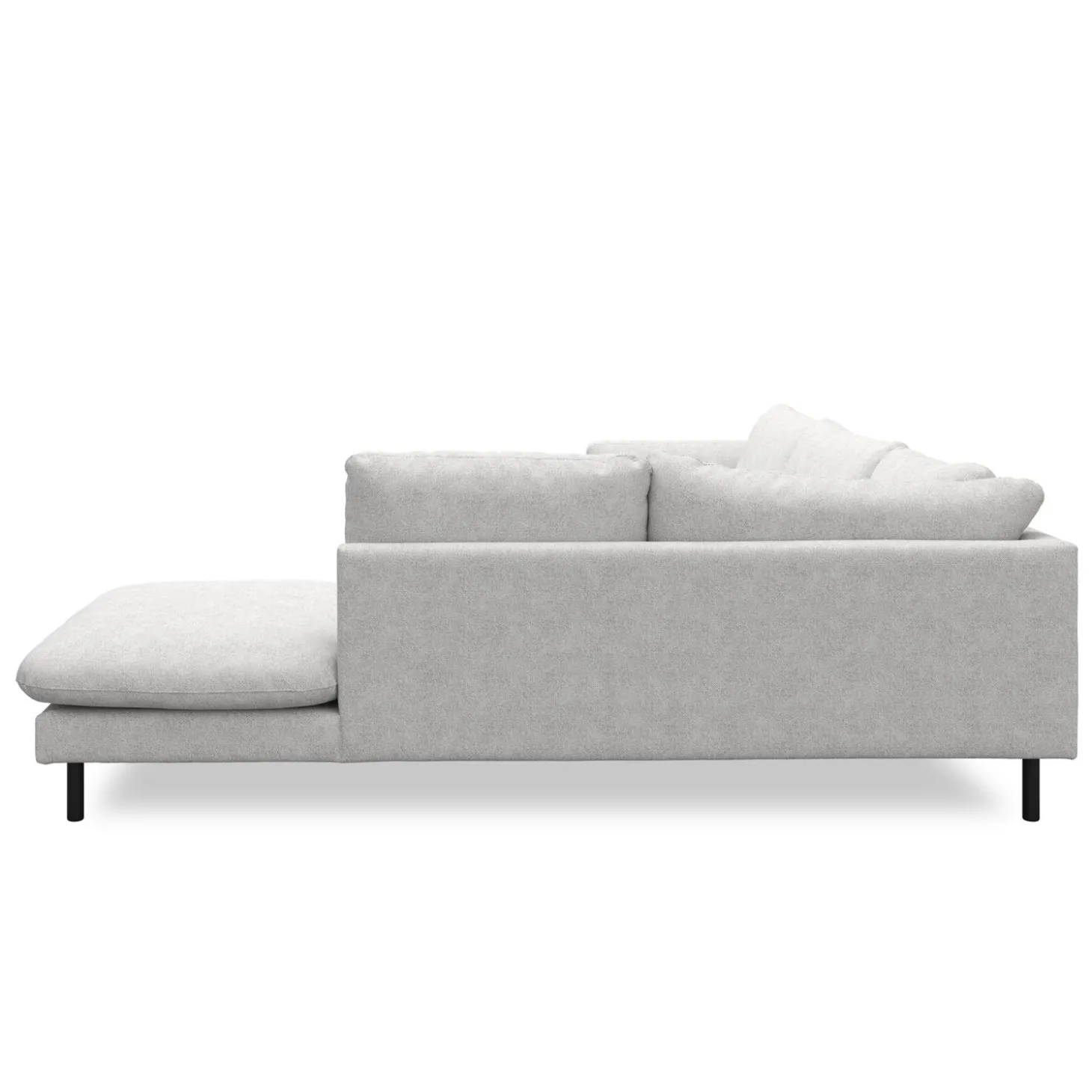 Bjorn højrevendt sofa med pufafslutning