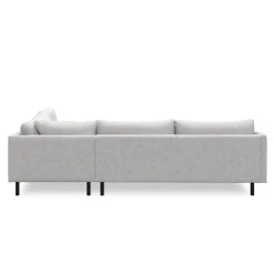 Bjorn højrevendt sofa med pufafslutning