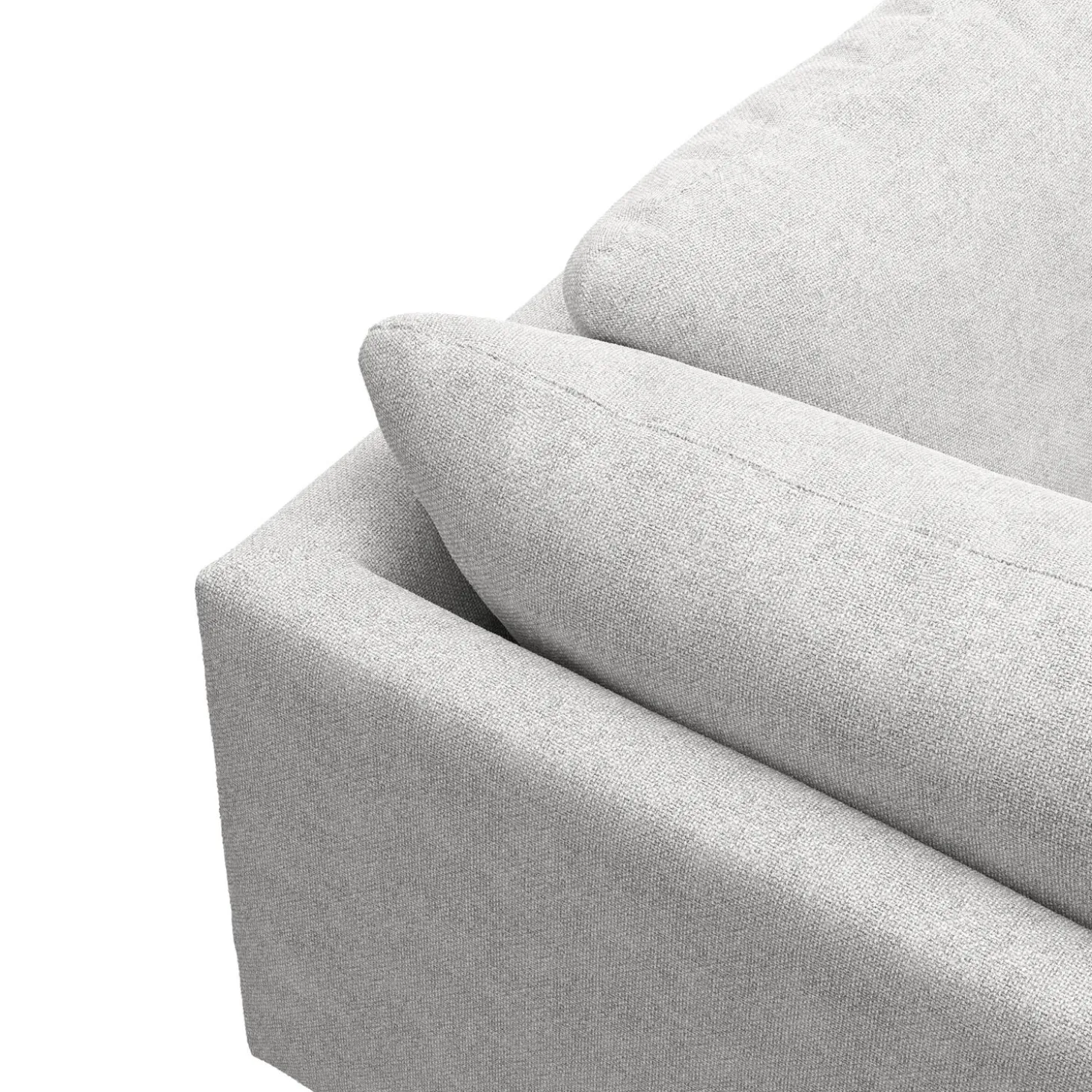 Bjorn højrevendt sofa med pufafslutning