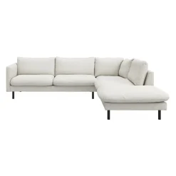 Bjorn højrevendt sofa med pufafslutning