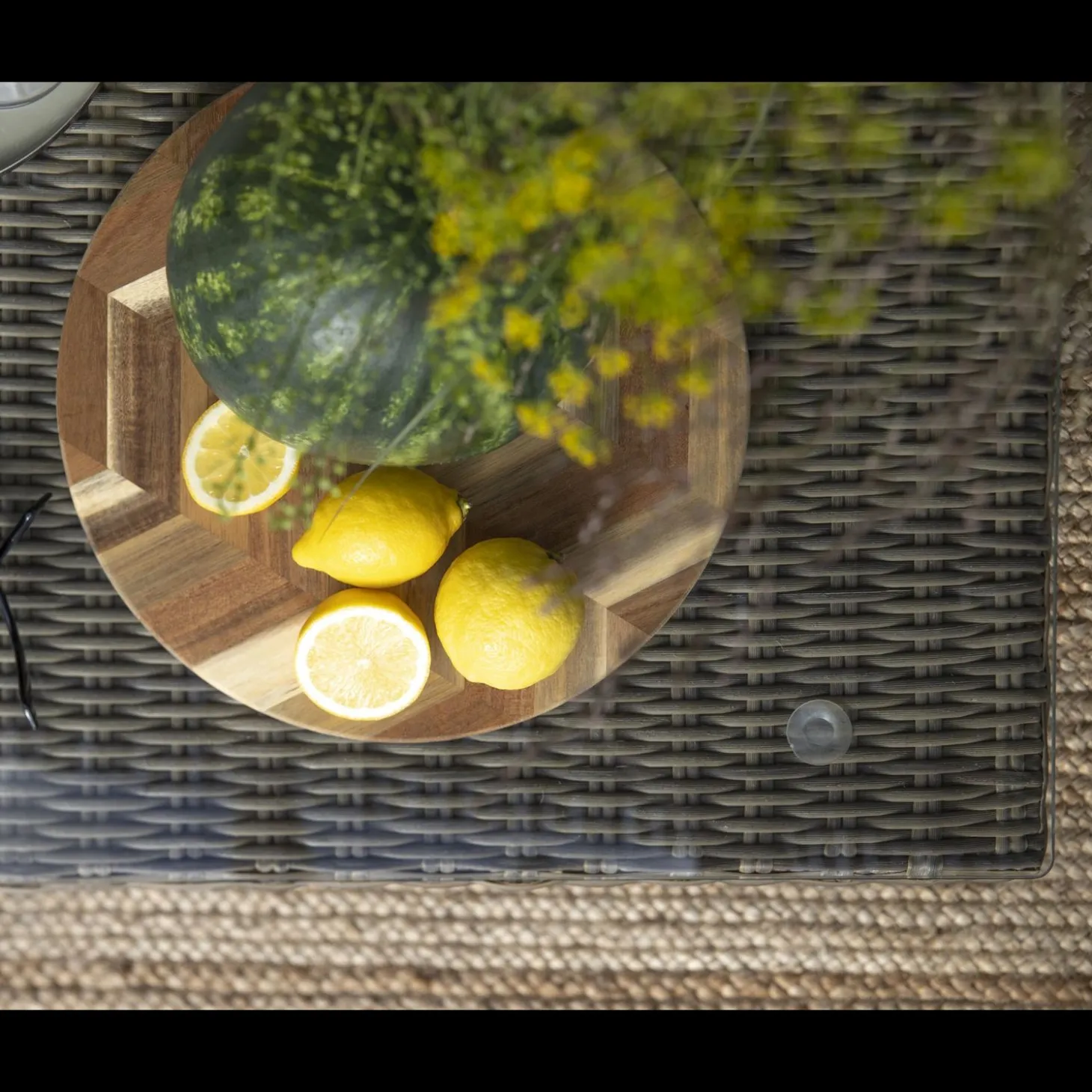 Calvi Loungebord 70 x 70 x 30 cm
