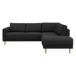 Cleveland højrevendt sofa med pufafslutning