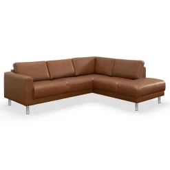 Cleveland højrevendt sofa med pufafslutning