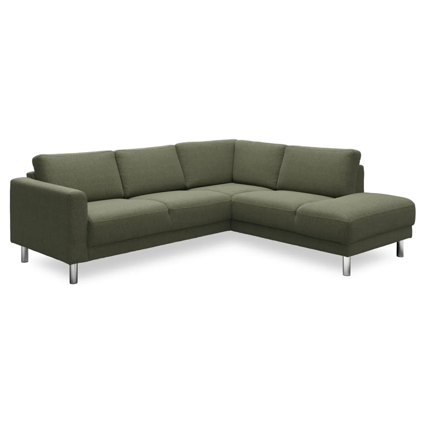 Cleveland højrevendt sofa med pufafslutning