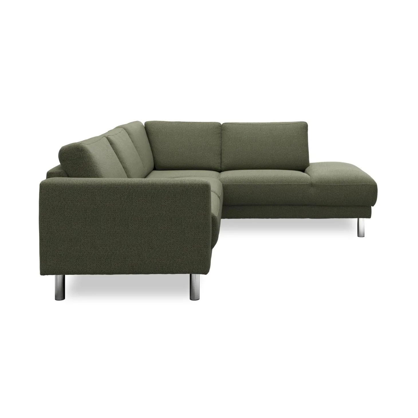 Cleveland højrevendt sofa med pufafslutning