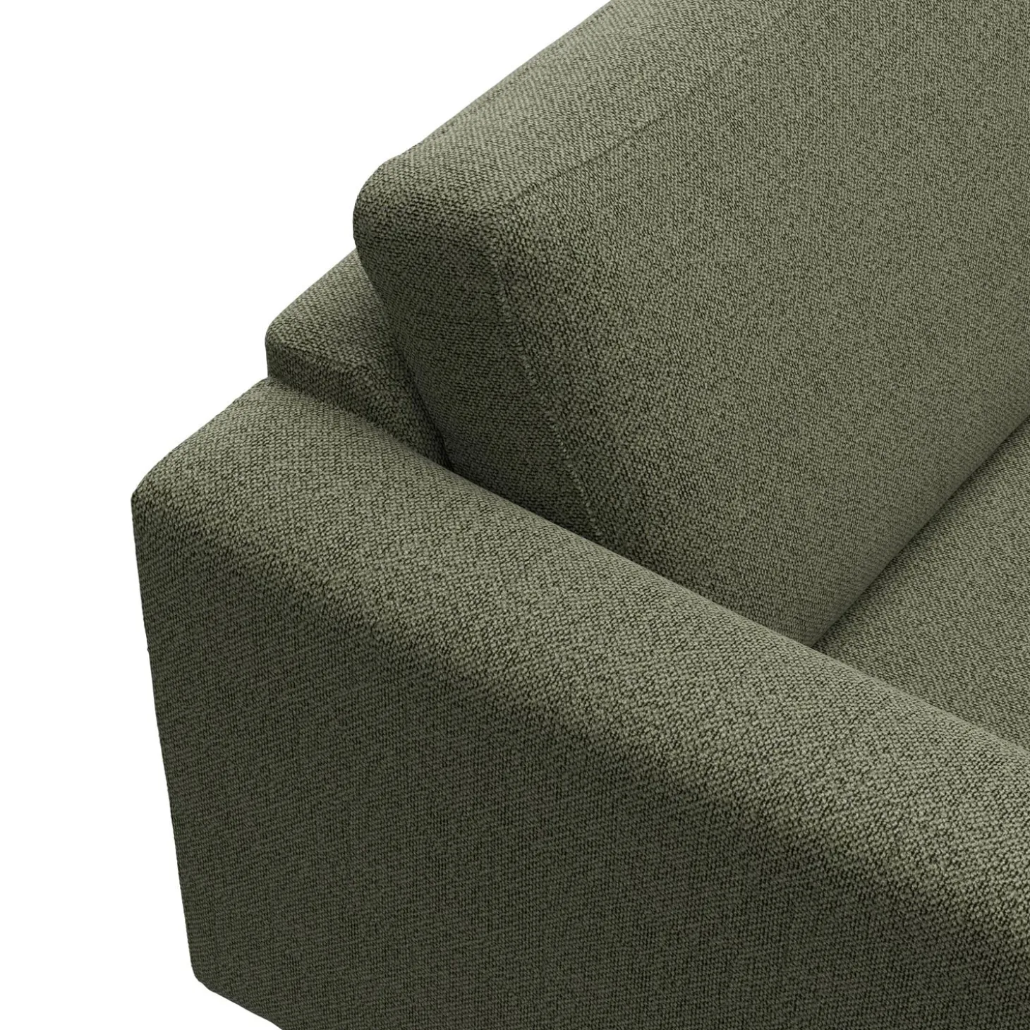 Cleveland højrevendt sofa med pufafslutning