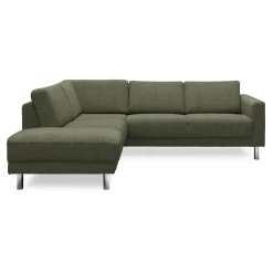 cleveland venstrevendt sofa med pufafslutning