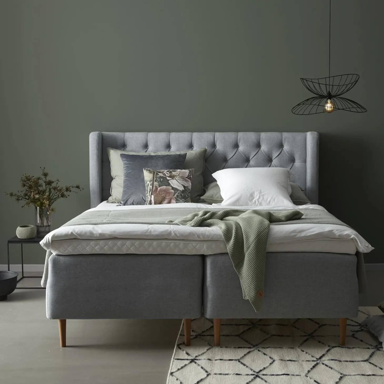 Dunlopillo Passion inkl. 10 cm Supreme topmadras, 180 x 200 cm boksmadras