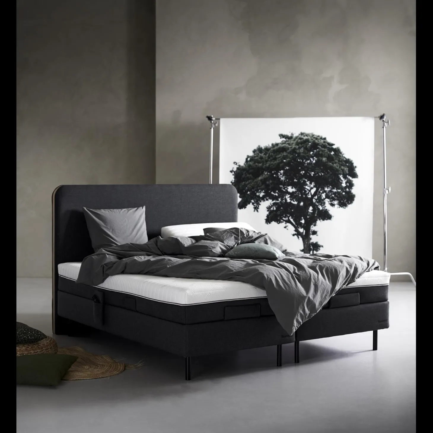 Dunlopillo Pure inkl. 8 cm Original Cool duo topmadras, 180 x 200 cm elevationsseng