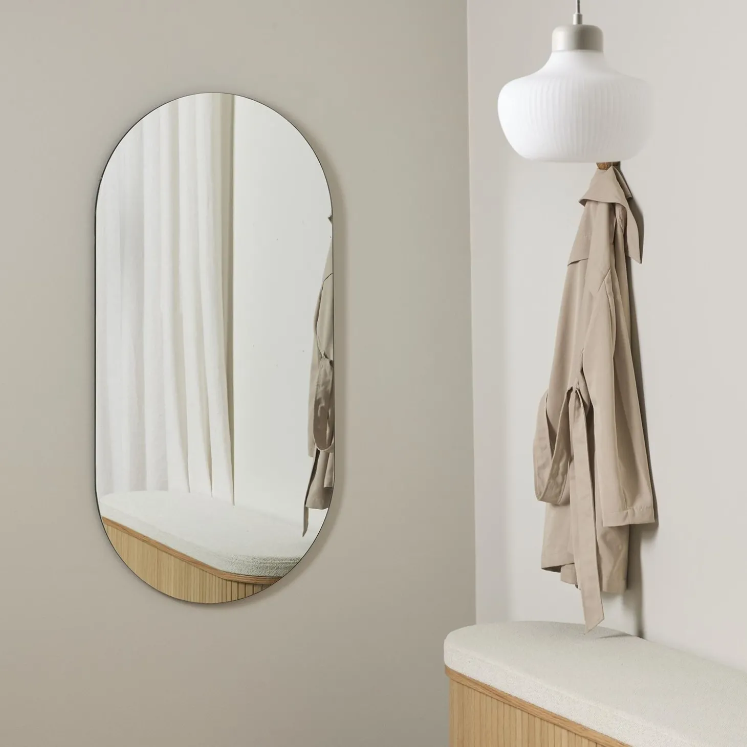 Gila oval 120 x 60 cm Spejl