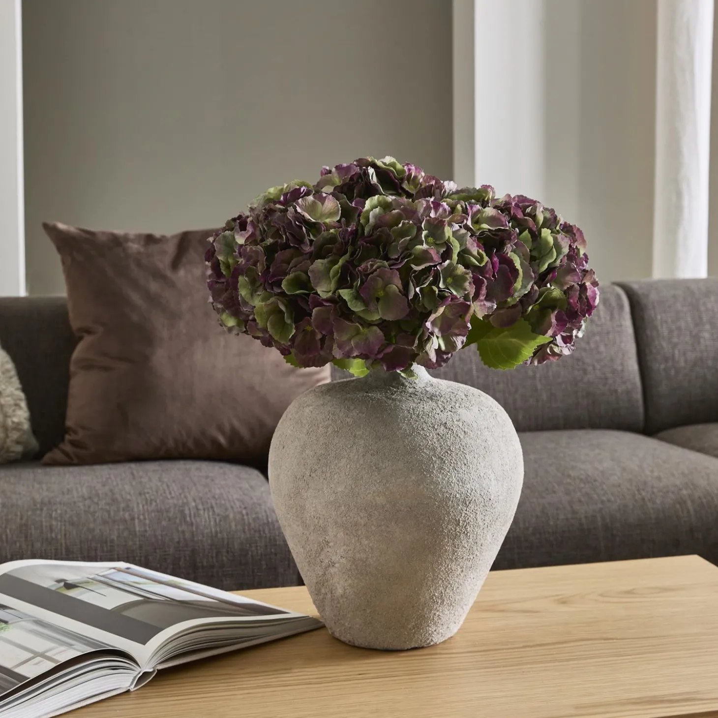 Hortensia small 2025 Kunstig plante 50 x 17 cm