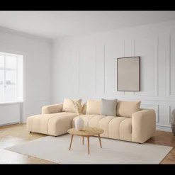 Ingvar venstrevendt sofa med chaiselong