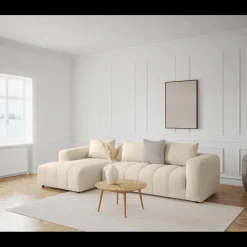 Ingvar venstrevendt sofa med chaiselong