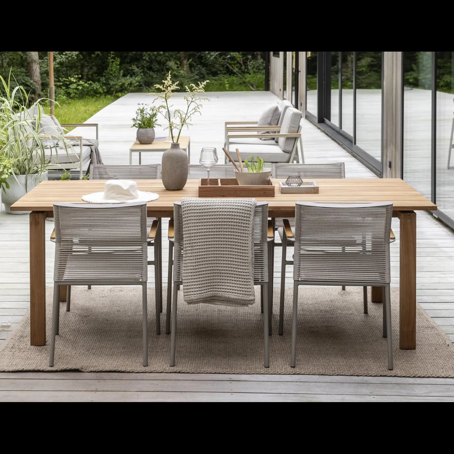 Kulina Havebord 215 x 98,5 x 75 cm