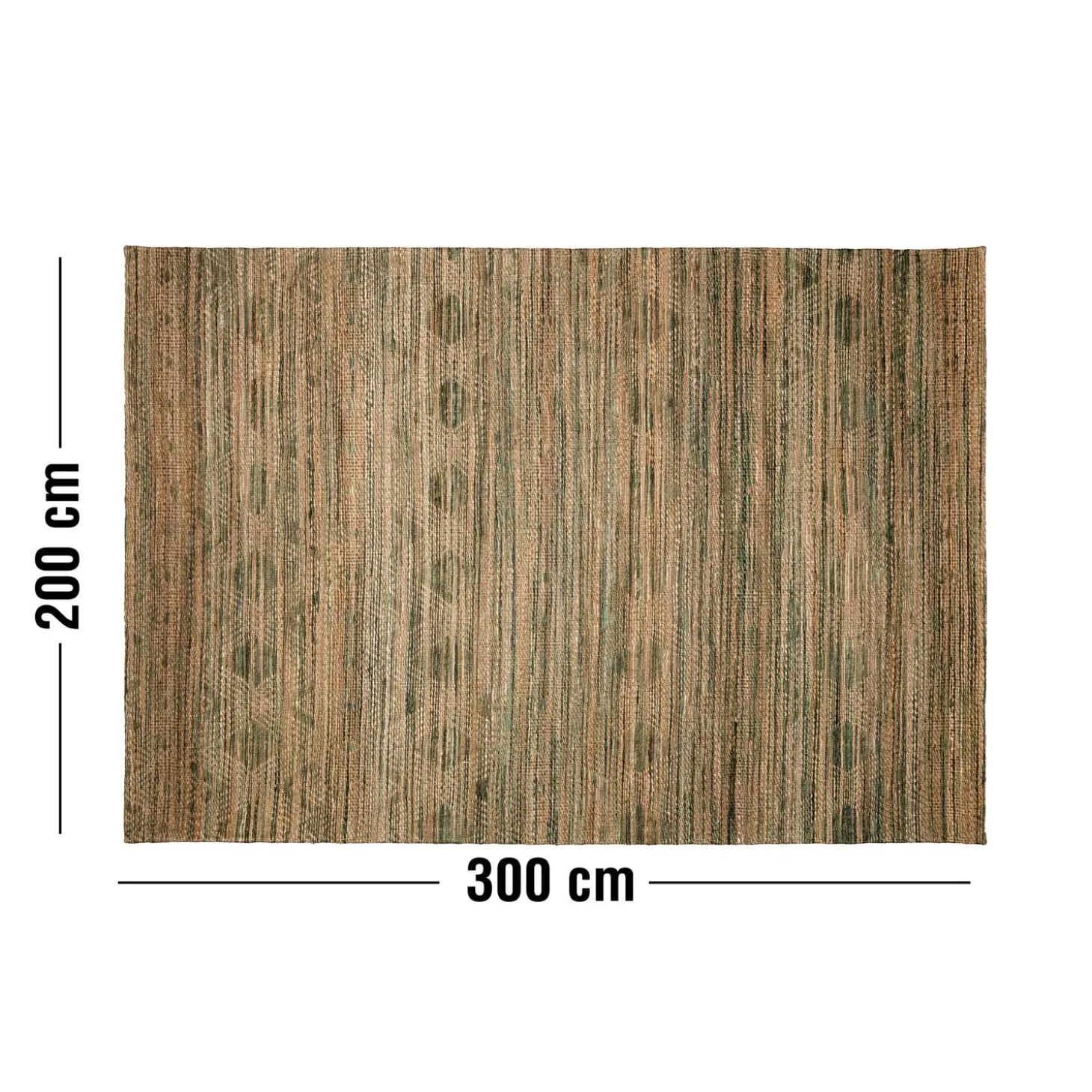 Larren Natur tæppe 200 x 300 cm