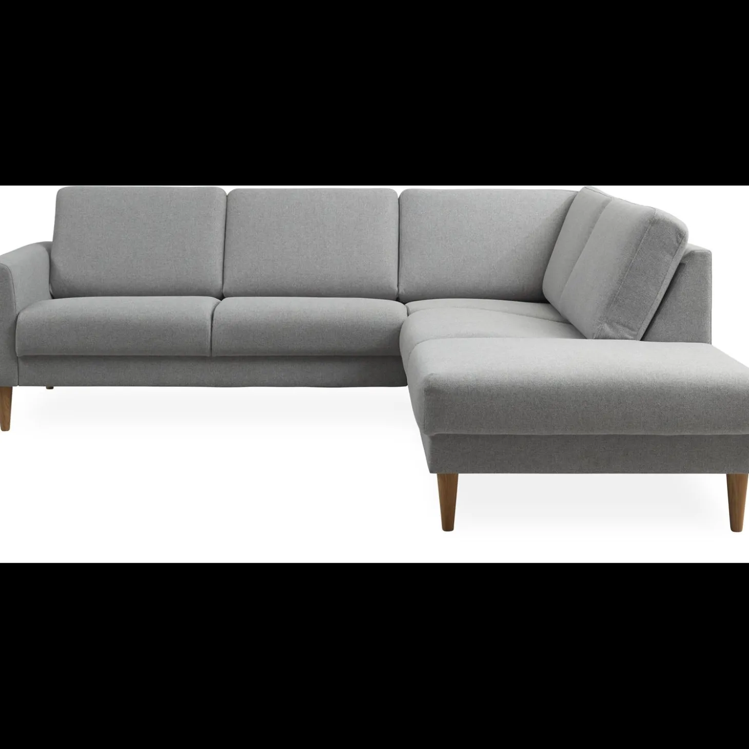 Linea højrevendt hjørnesofa med pufafslutning
