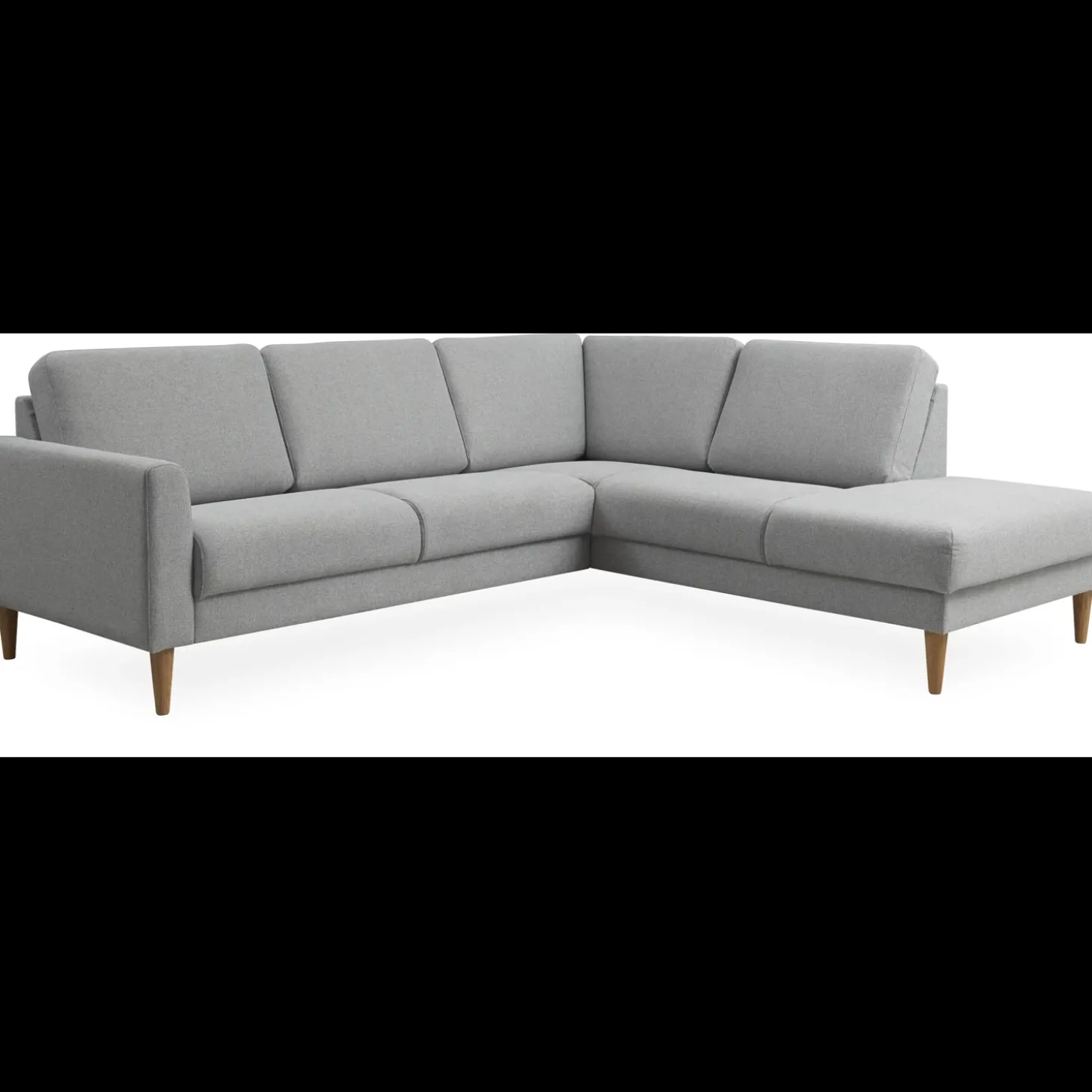 Linea højrevendt hjørnesofa med pufafslutning