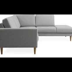 Linea højrevendt hjørnesofa med pufafslutning