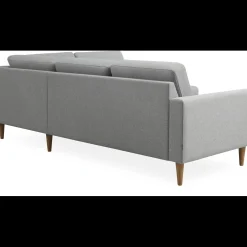 Linea højrevendt hjørnesofa med pufafslutning