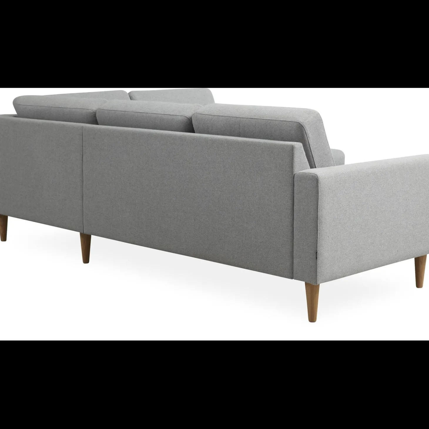 Linea højrevendt hjørnesofa med pufafslutning