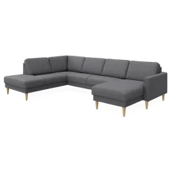 Linea højrevendt hjørnesofa med chaiselong