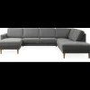 Linea venstrevendt hjørnesofa med chaiselong