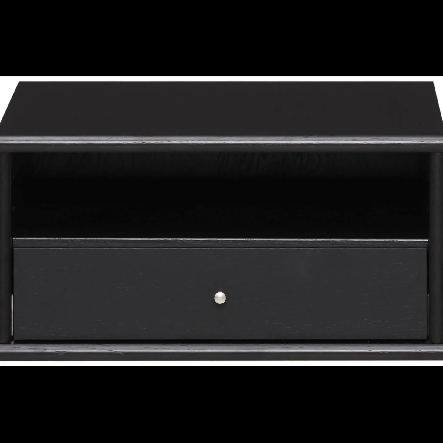 Mistral Classic Lille sort reol med 1 hylde + 1 skuffe