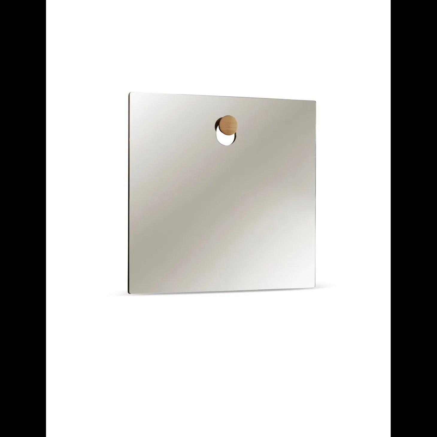 Mistral Classic Spejl 90 x 90 x 0,4 cm + knage i eg