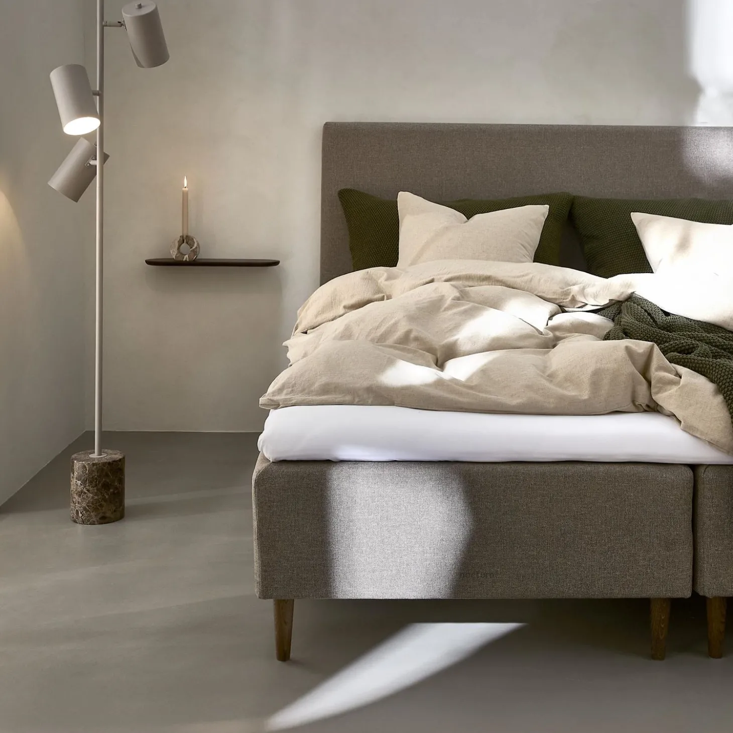 Nocturne Elegant inkl. topmadras, 180 x 200 cm boksmadras