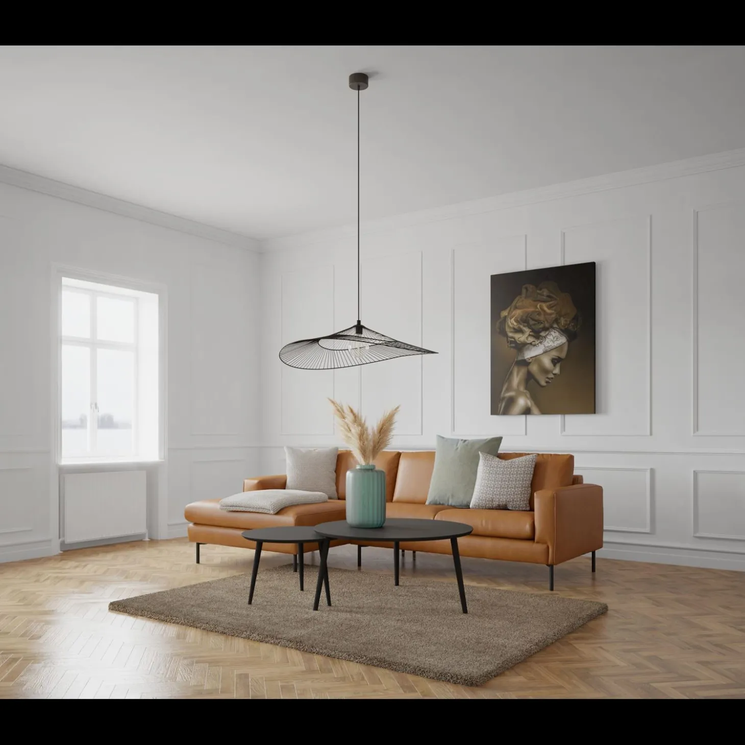 Nyland venstrevendt sofa med chaiselong