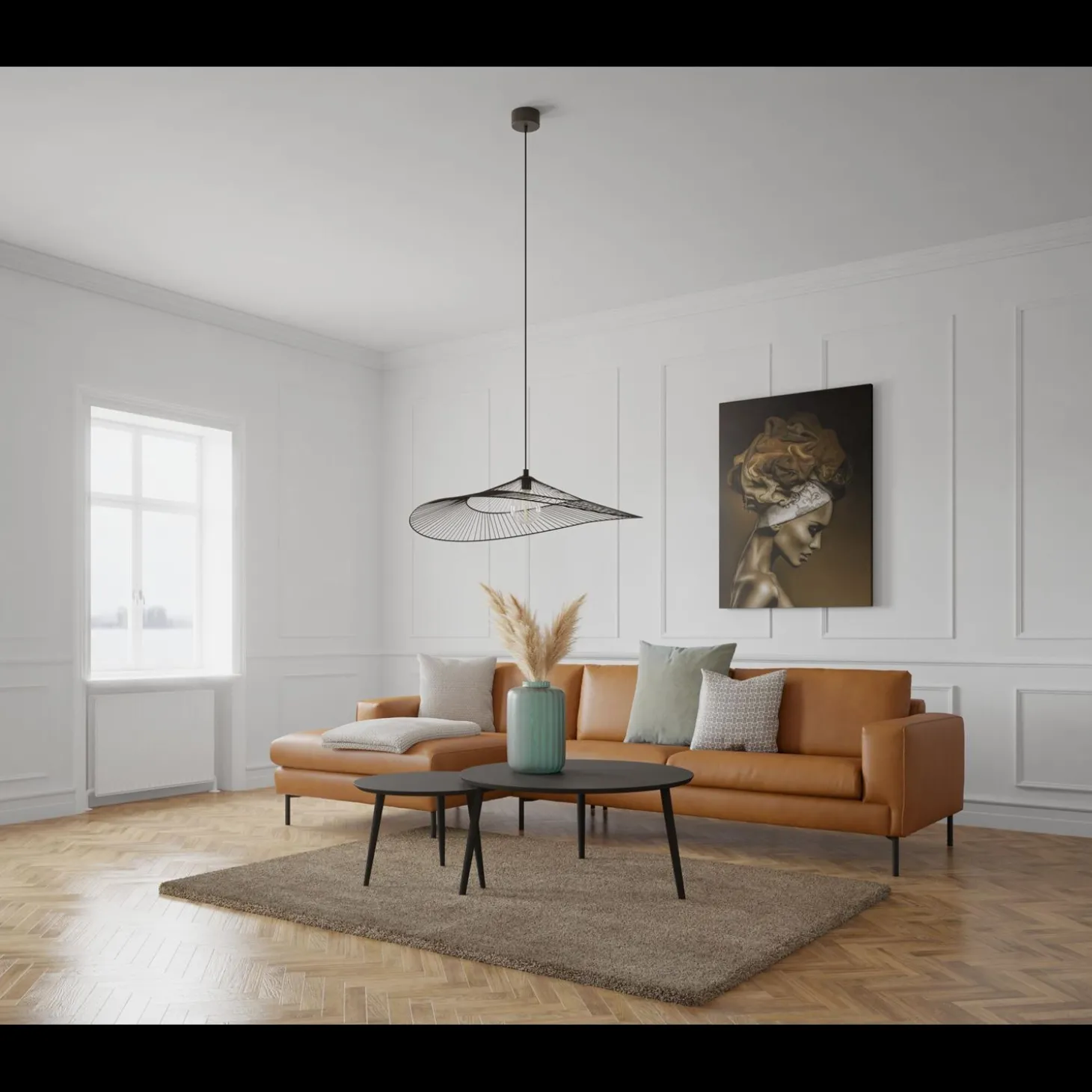 Nyland venstrevendt sofa med chaiselong
