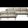 Oblic Loungehavesæt med 3 pers. loungesofa og 2 pers. loungesofa.