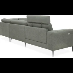Remus højrevendt sofa med pufafslutning