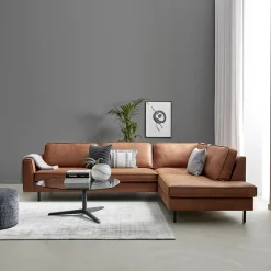 Scott højrevendt hjørnesofa med pufafslutning