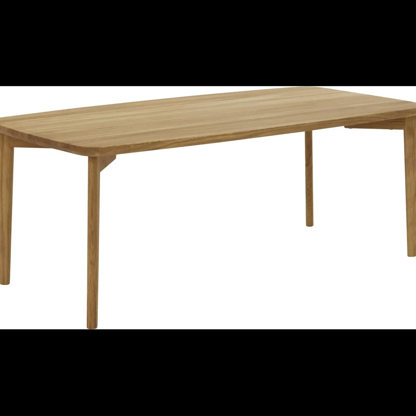 Skovby SM244/264 Sofabord med bordplade + stel i massiv eg