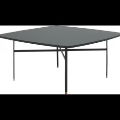 Skovby SM242/262 Sofabord sort nanolaminat + sort stel i stål