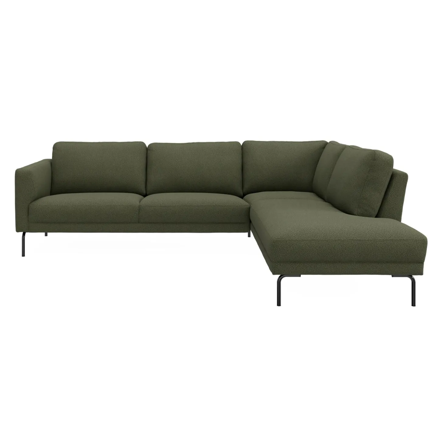 Springfield højrevendt hjørnesofa med pufafslutning