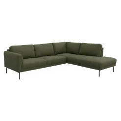 Springfield højrevendt hjørnesofa med pufafslutning