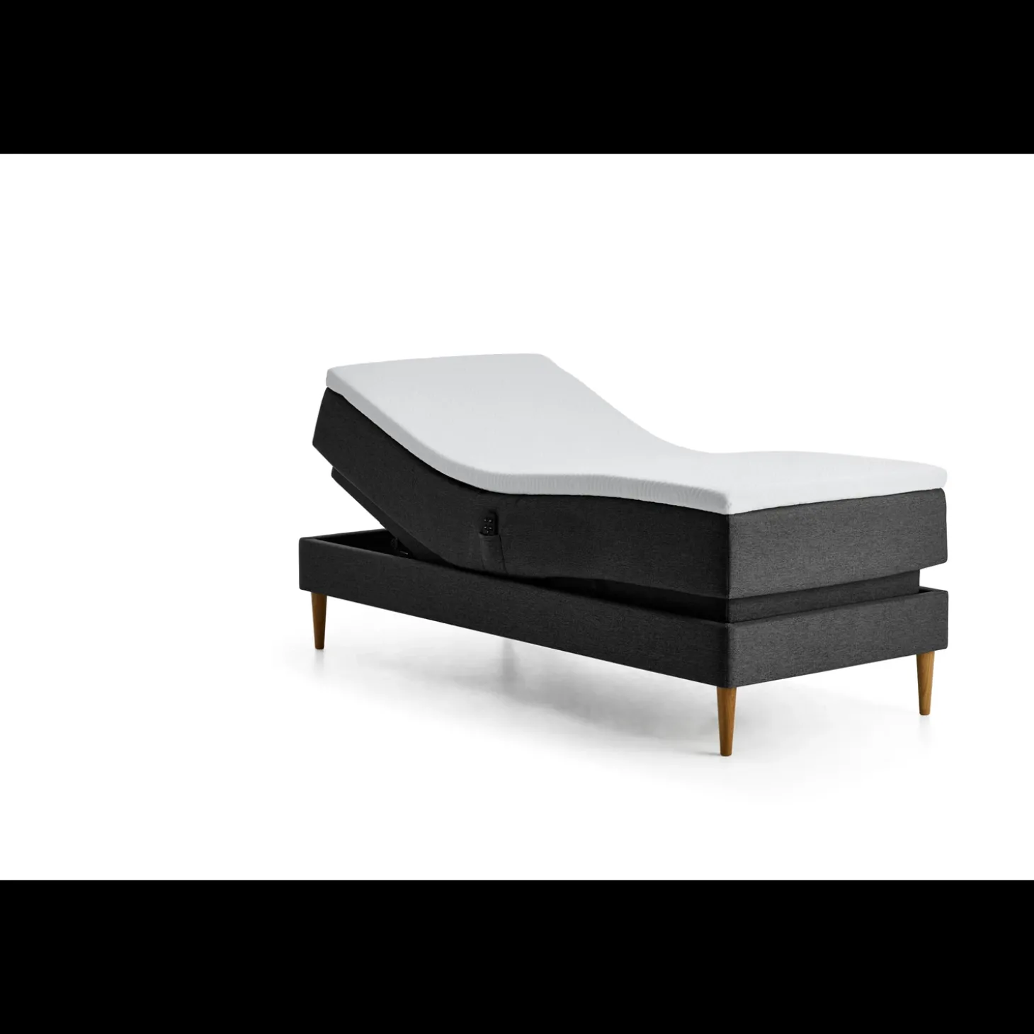 Tempur Relaxation Adj Inkl. Tempur Topper One, 80x200 cm bokselevationsseng