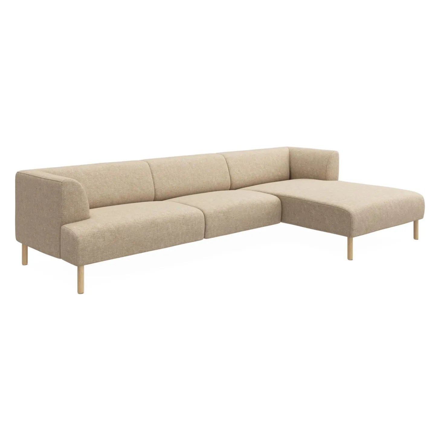 Teron højrevendt sofa med chaiselong