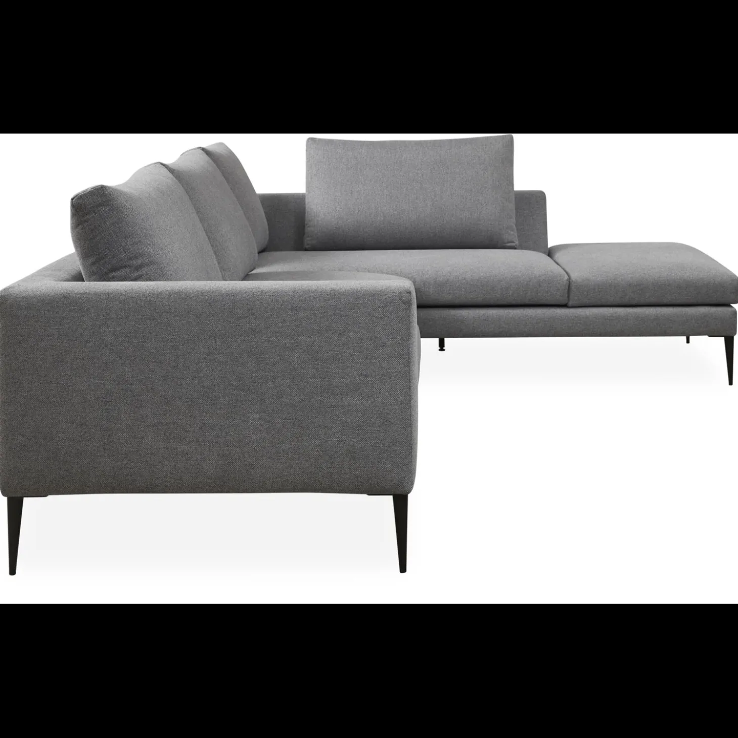 Vetland højrevendt hjørnesofa med pufafslutning