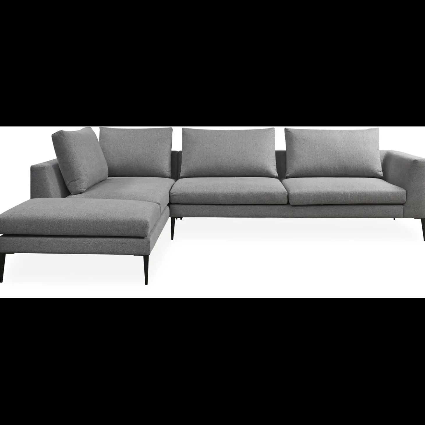 Vetland venstrevendt hjørnesofa med pufafslutning